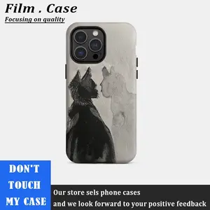 Couple Cat Compatible with iPhone 16 Pro Max 15 Plus 14 13 12 11 XS XR Phone Case Hard Shell Rugged Phone Case Anti-scratch Shockproof Frosted Protective Cover Waterproof Outer Layer Durable Shell