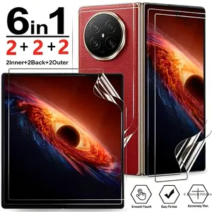 6-In-1 Screen Protector Set for Honor Magic V6 V5 V3 V2, Auto-Repair, Anti-Scratch, Anti-Fingerprint, Touch-Sensitive