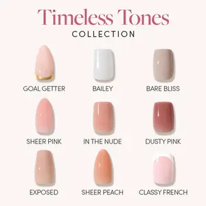 Glamnetic Timeless Tones Press On Nail Collection