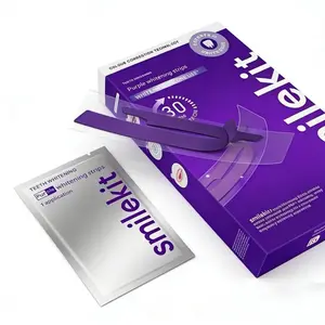 21 Pairs Whitening Tooth Strips, Fresh Mint Flavor, Breath Freshener, Portable Pack, Perfect for Dates