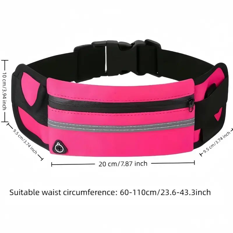 Outdoor Running Waist Bag, 1 Count Waterproof Shockproof Phone Bag, Hydration Belt for Outdoor Cycling Running