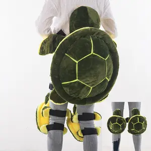 1 hip pad 2 knee pads turtle plush protective gear set for skiing and skating to prevent falls Adult Children Ski Equipment Snowboard Protection Ski Snowboard Hip Protection Cute Cartoon Hip Knee Pad 1pc Outdoor Sports Knee Albow Hip Protection