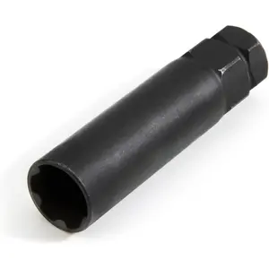 6-Spline 45/64-Inch Socket-Style Locking Lug Nut Key, Removes Spline-Style Aftermarket Lug Nuts, Durable, Thin-Walled