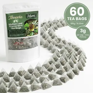 Lung Cleansing Herbal Tea Blended with 8 pure herbs such as Mint & Dandelion. Refreshing, soothing and cleansing for the respiratory system. Ideal for daily use, all-natural with no additives. 60 tea bags per pack. tiktokshopspringglowup
