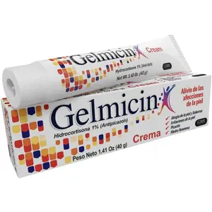 Gelmicin Cream 40g Skin Allergies, Skin Itch, Skin Rashes, Poison Ivy Relief- Contains 1.41 oz