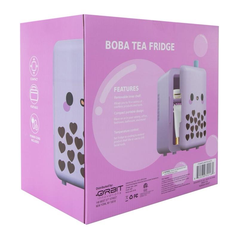 Boba Tea Mini Beauty Fridge for home and office and for make up products skin care drinks cosmetic product storage