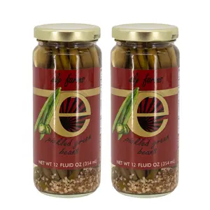 Pickled Green Beans | Pack of 2 | 12 oz | Ely Farms