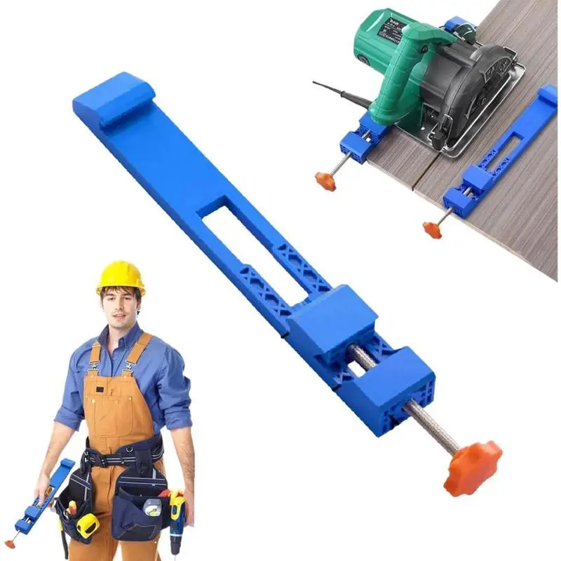 GJANSH Adjustable Cutting Machine Base Guide, Electric Circular Saw Milling Positioning Clamp, Precision Wood Cutting Guide,Woodworking Tools Accessories for Precision Cutting and Milling Task