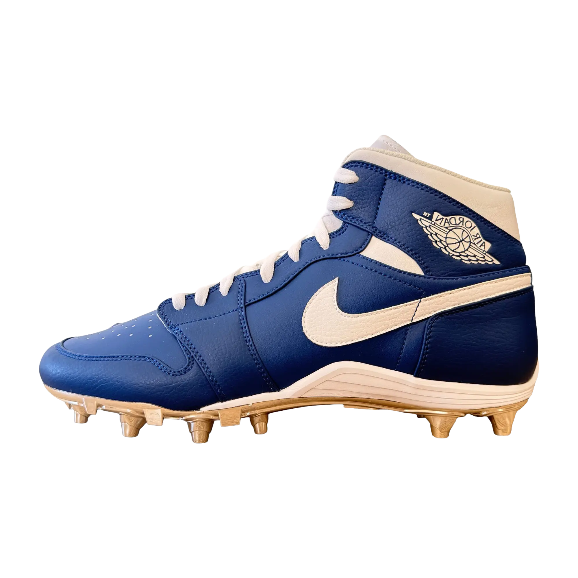 Jordan 1 Mid Molded Cleats TD "Blue / White" SU19 MNJDSP 064
