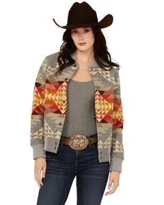 Pendleton Women's Printed Bomber Jacket - Te361-16128
