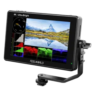 FEELWORLD LUT7 7 Inch Ultra Bright 2200nit Touchscreen Camera DSLR Field Monitor with 3D Lut Waveform Automatic Light Sensor 1920x1200 4K HDMI Input
