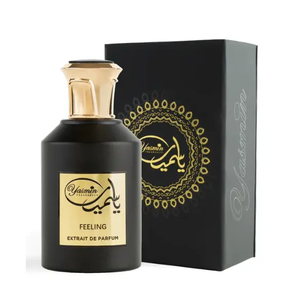 Feeling Perfume Eau De Parfum Unisex 100ml (3.40 fl/oz) | Long Lasting Luxury Perfume for Men & Women | Floral Fruity Sweet Musky Woody Scent | Rose Litchi Vanilla Fragrance | Premium Gift