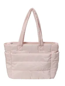 Fashion New Simple Tote Bag for Women, Large Capacity Handbag, Lightweight Nylon Shoulder Bag, Stylish and Practical