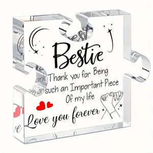Bestie Gifts for Women, Best Friend Birthday Gifts, Bff Gifts for Friends, Female Work Bestie Gifts, Friendship Gifts, Acrylic Plaque Decor, Acrylic Photo Plaque