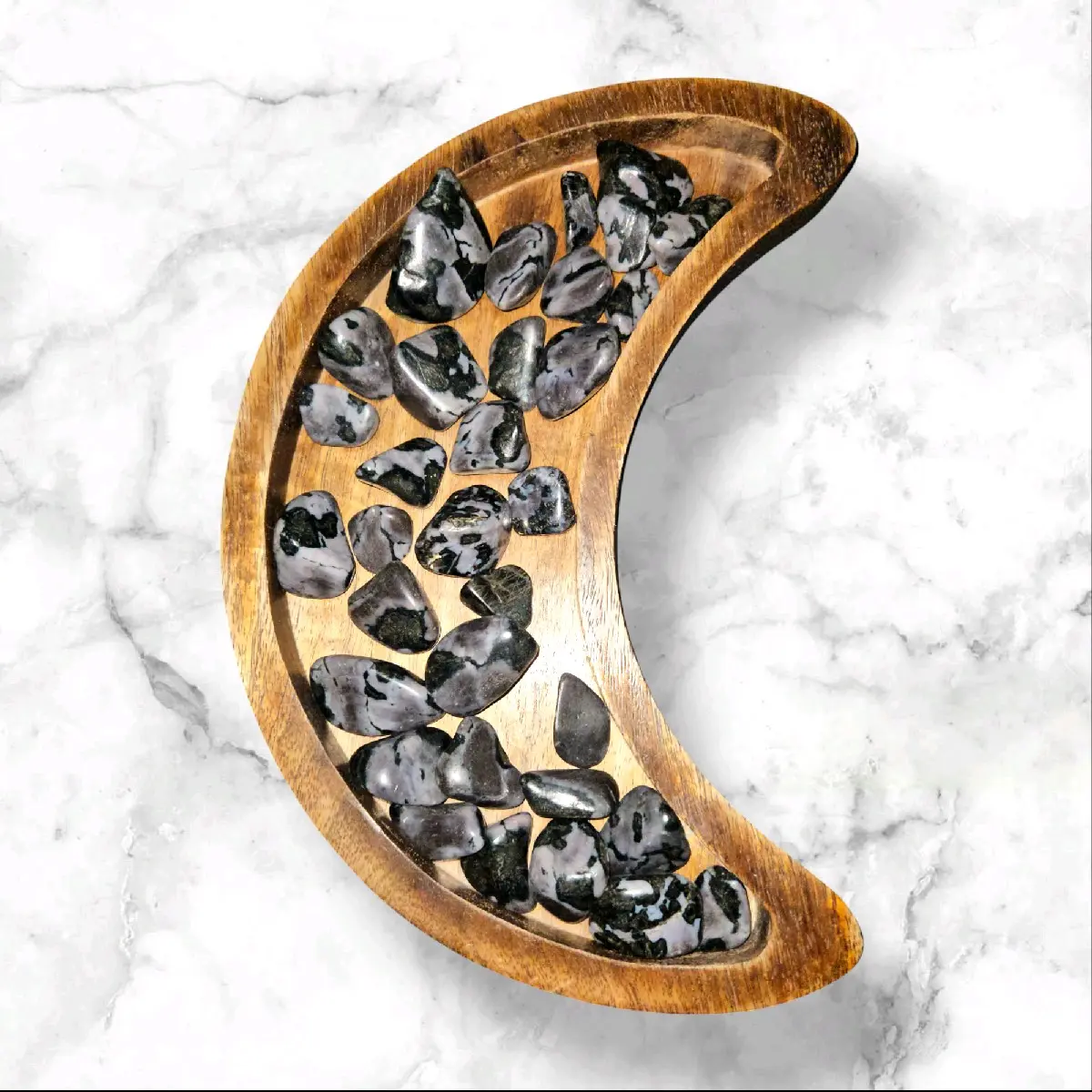 Indigo Gabbro Mystic Merlinite Crystal Tumbles - Multiple Available- Tumbled stones