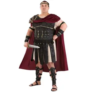 Plus Size Roman Gladiator Costume for Men