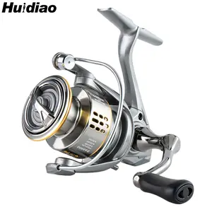Huidiao ZA All-round Spinning Reel 2000-7000 Series Zero Backlash Long Casting Fishing Reel 15kg/33lb Max Drag Alu Alloy Spool Folding Handle for New Anglers