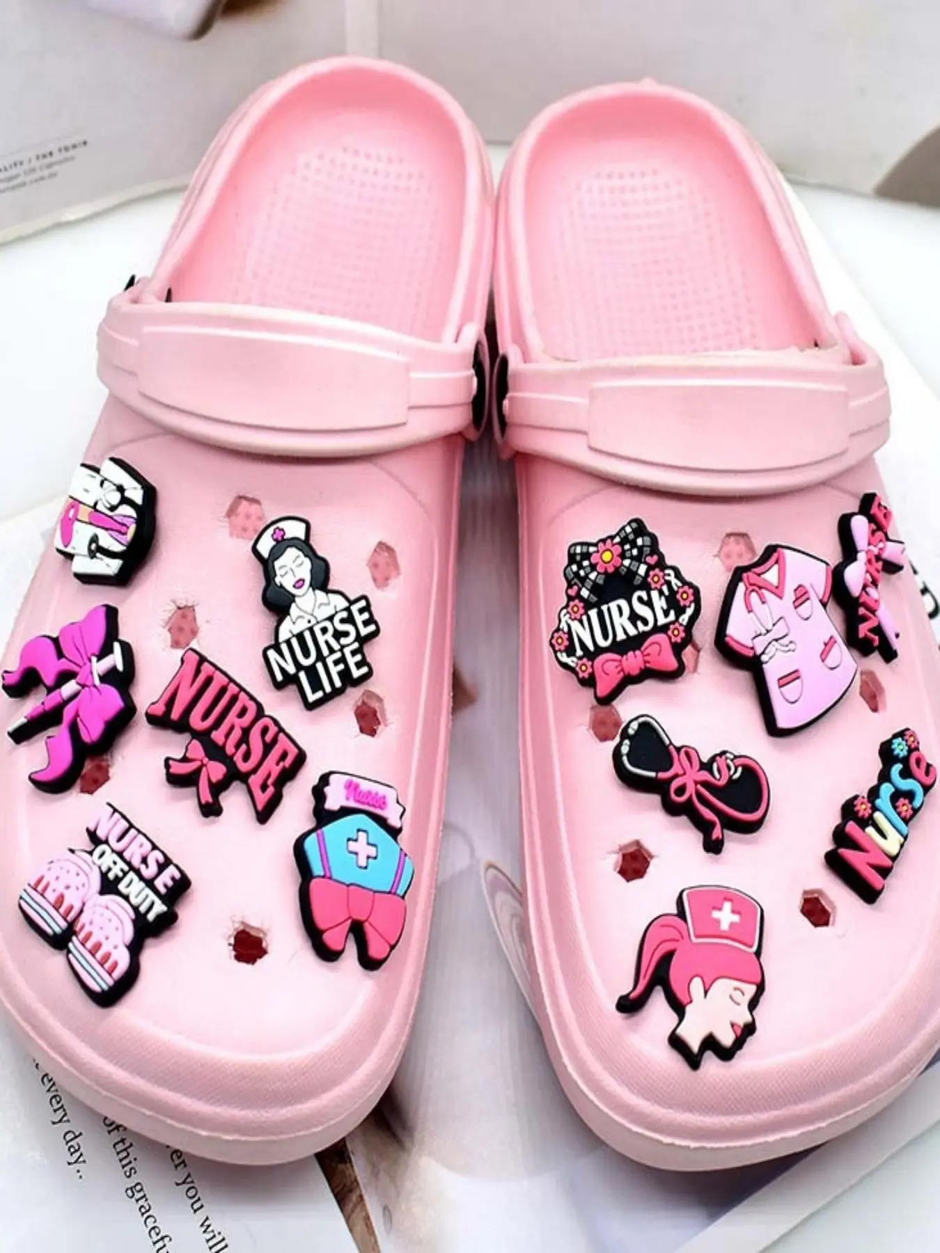 16-Piece Cartoon Theme Shoe Decorations Set, Abs Material DIY Accessories for Sandals & Shoes, Perfect for Party & Dance Events, Footwear, Decorative Shoe Accessories, Cute Shoe Charms Set