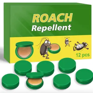 Roach Repellent Cockroach Killer - 12 Pieces, Non-Toxic, No Pungent Odor, Effective for Managing Pests and Weeds gel Repellant