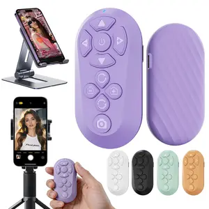 Wireless TikTok Scrolling Remote 2026 - Cellphone Smartphone Mobile Accessory with Selfie Camera Shutter, Page Turner for iPhone & Android Electronic Gadgets