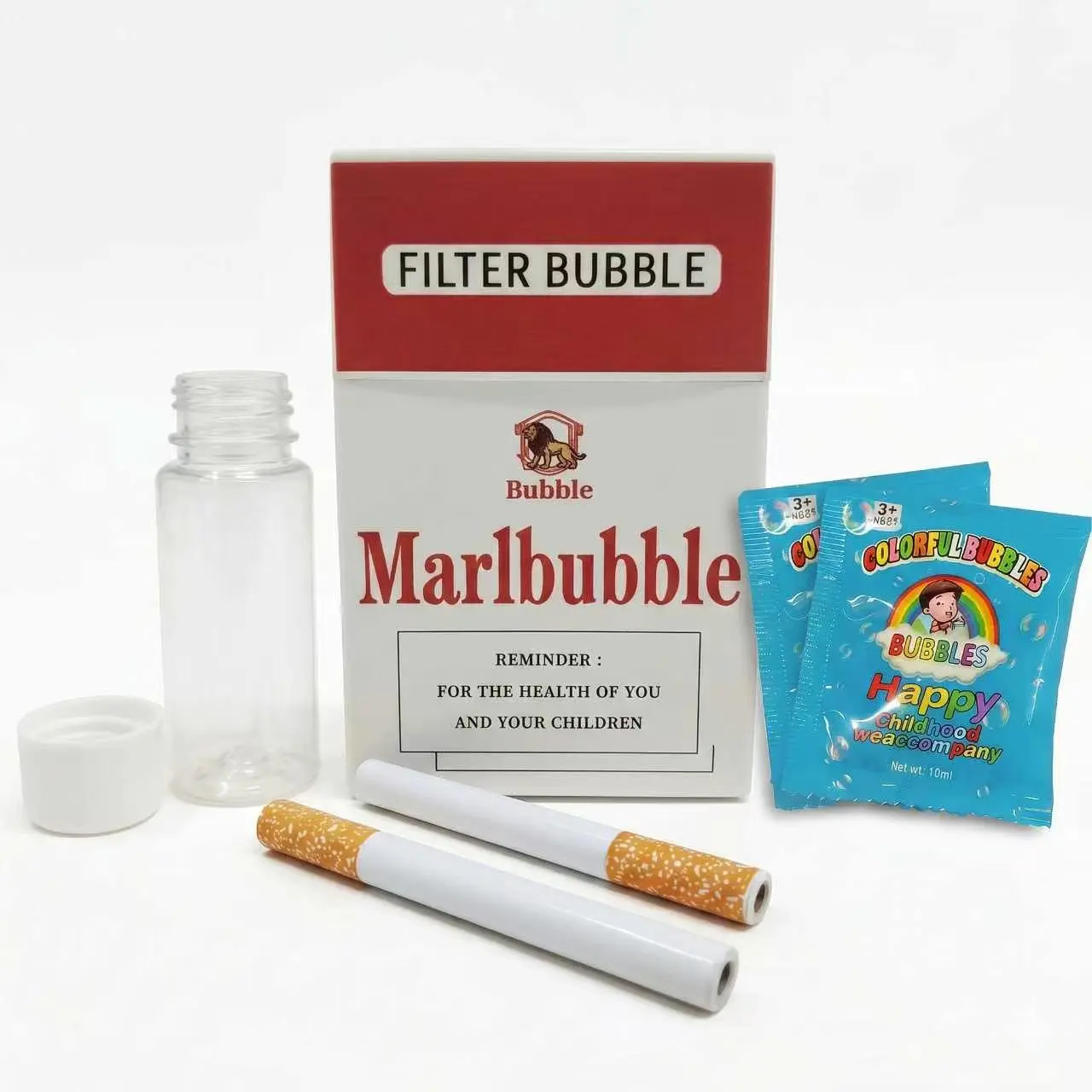 SummerVibes Bubble Cigarette Blowing Stress-Relief Accessory Mini Bubble Blower Sticks Fun Novelty Item for Relaxation Parties#