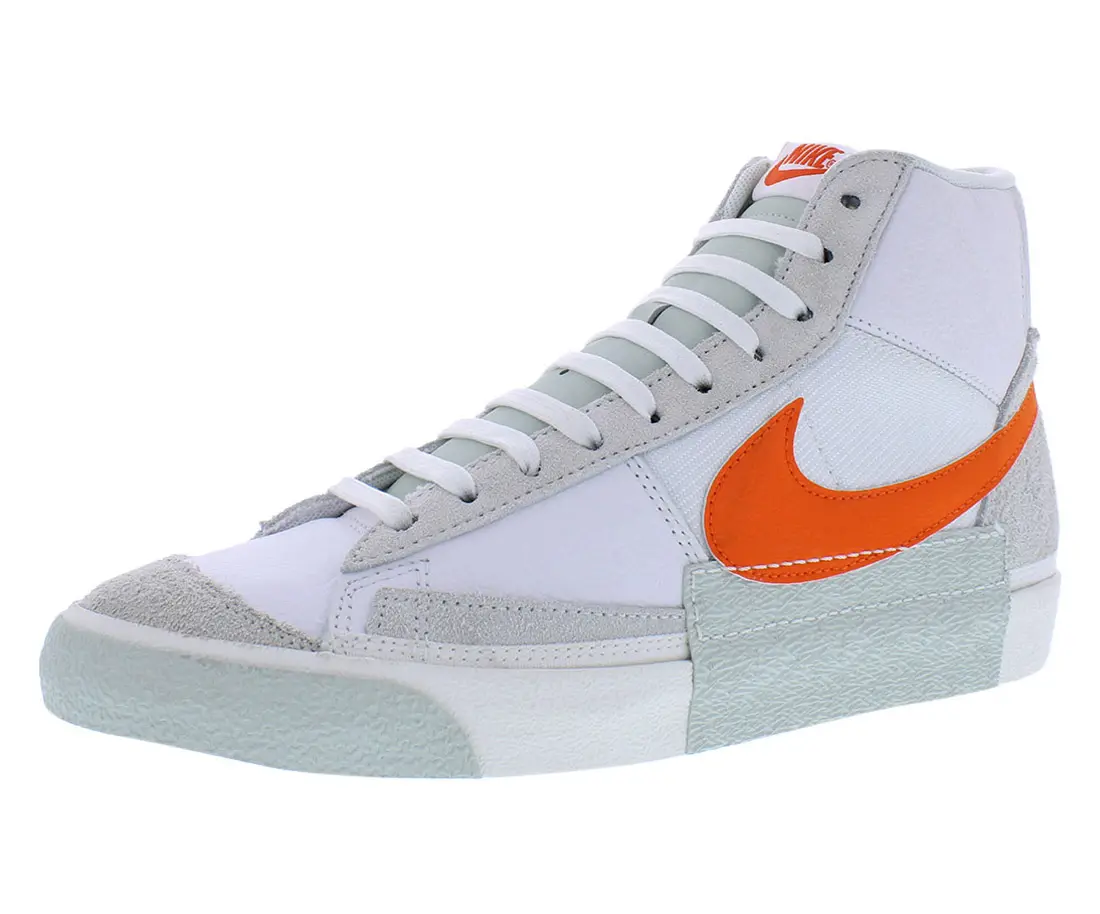 Nike Blazer Mid Pro Club Men's Mid-Top Sneaker, Athletic Style Trainer with Patchwork Design for Casual Lifestyle Wear, Sports Shoes, Footwear, Walking Shoes