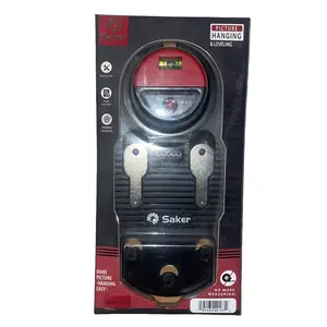 Saker Picture Hanging & Leveling Tool Kit DIY Multi Function No Measuring Needed