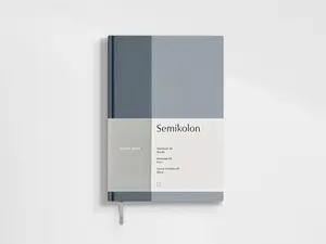 A Natural Affair Color Block Notebook - Sea Salt