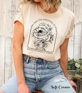 Lady Macbeth Serpent T-shirt, Feminist T-shirt,Serpent tee,Be A Serpent Macbeth Quote Shirt, Shakespeare tee, theatre shirt, reading t-shirt