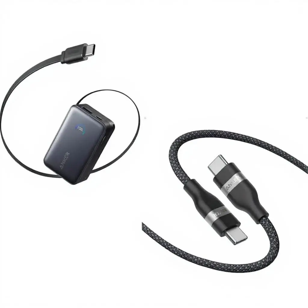 Black+USB C Cable(6FT)