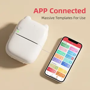 AI Voice Mini Printer Wireless Portable Smart Sticker Maker Machine. Creative DIY Craft Tool for Study Notes & Pictures. Fun Cute Girly Gifts Alternative to Fidget Toys or Squishy Stuffed Animals.