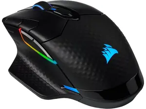 Corsair DARK CORE RGB PRO CH-9315411-NA Black 8 Buttons 1 x Wheel USB 2.0 Type-A SLIPSTREAM/Bluetooth Wireless, Wired Optical FPS/MOBA Gaming Mouse, Backlit RGB LED