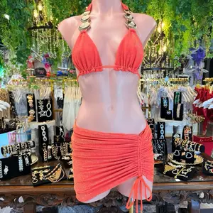 Coastal Orange Skirt