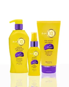 Blonde Bundle - Contains Shampoo for Blondes 10oz, 5-Minute Repair for Blondes 5oz, and Leave-In for Blondes 4oz