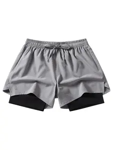 Men's Summer Gym Shorts Five-Point Pants, Quick-Dry Breathable Casual Home Wear, Beach Pants Fitness Running Sportswear