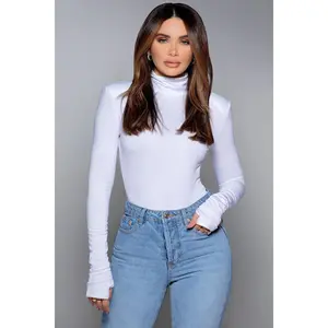 Open Back Turtleneck Bodysuit