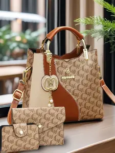 Elegant Floral Print Handbag for Women, Floral Pattern Handbag, Versatile Casual Shoulder Bag, All Season Fashion Accessory, Simple and Stylish Design, All Seasons Handbag