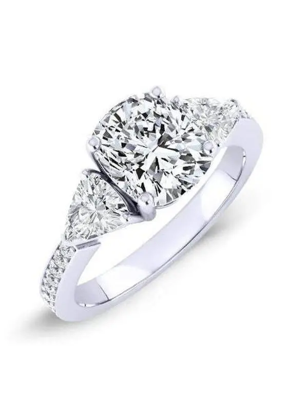 Snowdonia - Cushion Moissanite Engagement Ring