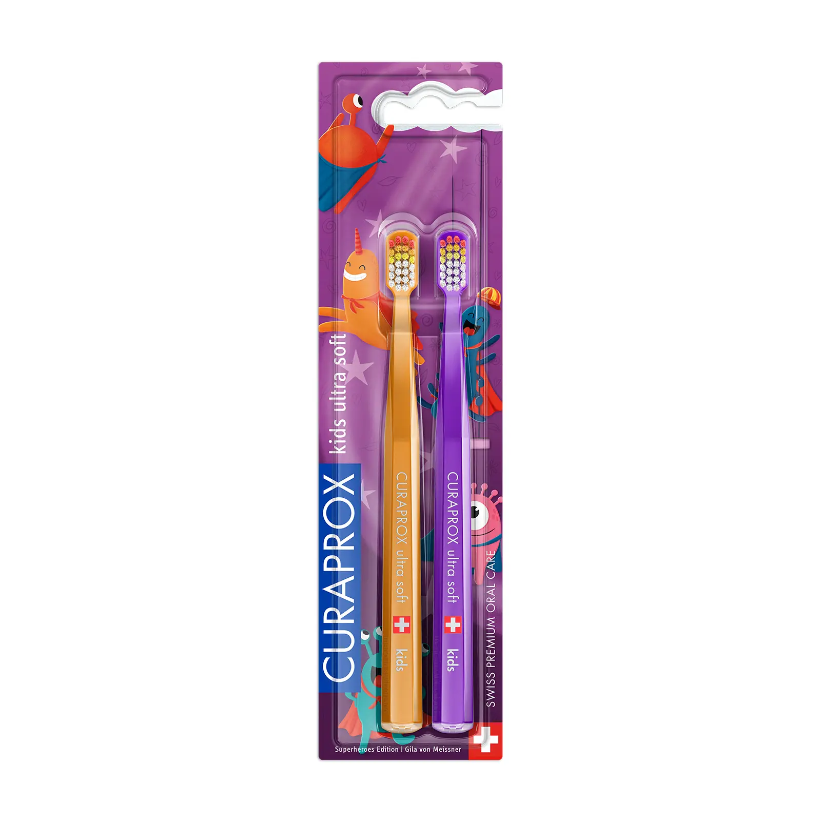 CS 5460 Kids Superheroes Edition 2024, Ultra Soft & Gentle Toothbrush