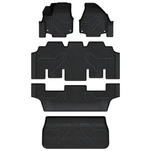 Lasfit fit for 2020-2026 Chrysler Voyager Floor Mats & Cargo Mat, Only Fit for Stow N'Go Bucket Seats