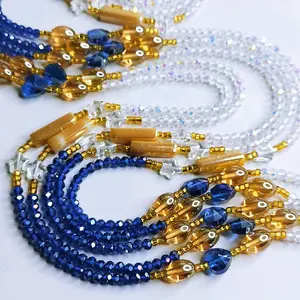 Angel Collection Waistbeads Women Body Adornment Belly Chain 50 Inches Handmade with Love for Daily Use or Special Occasions