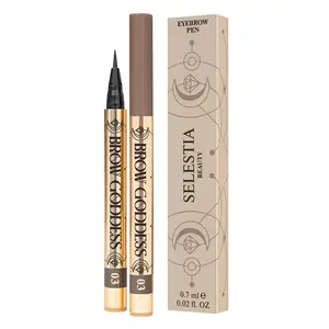 SELESTIA BEAUTY Eyebrow Pen Brow Goddess - High-Pigmented & Waterproof Brow Pen - Easy to Use Brow Definer