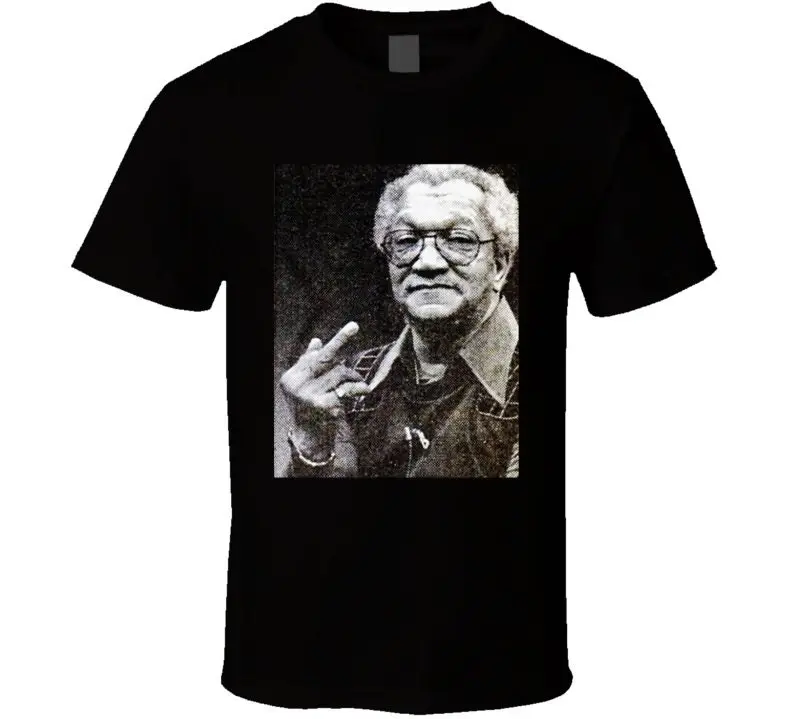 Sanford And Son Redd Foxx Flipping The Bird T Shirt Cotton Menswear