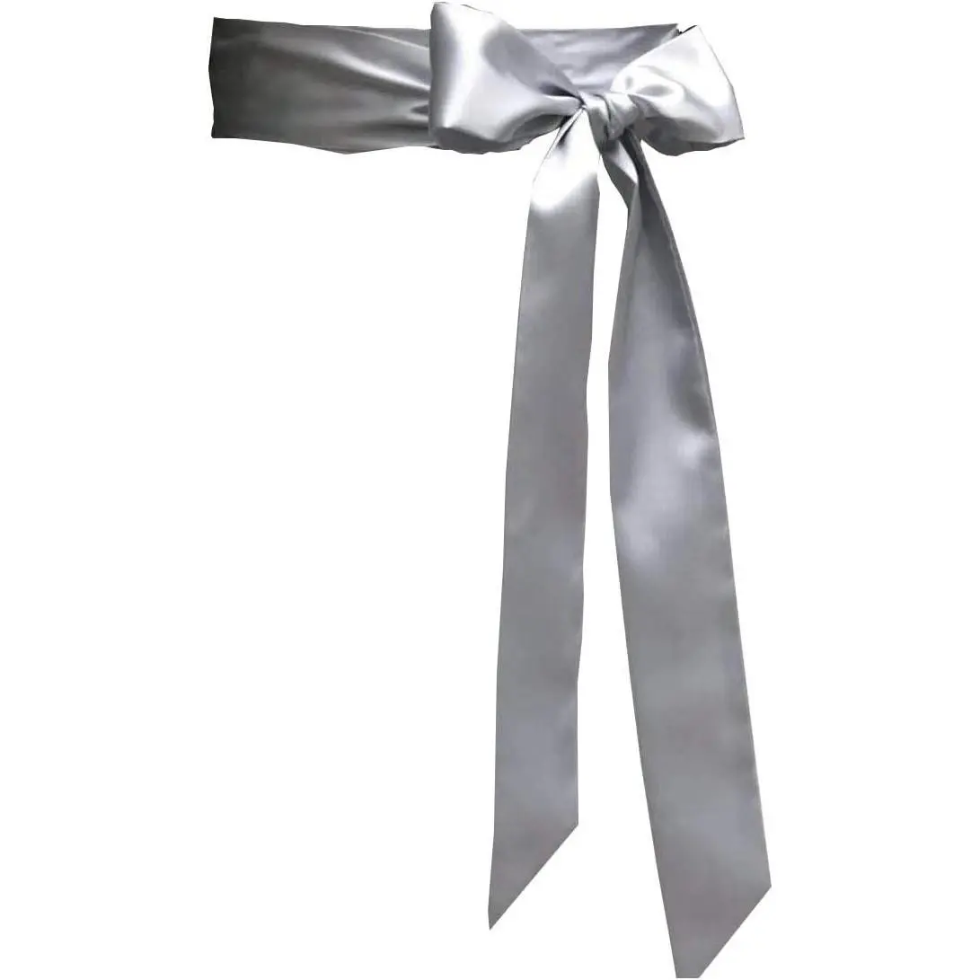 Satin Sash Belt For Bridal Wedding Bridesmaid Dress Belt 2'' Wide Double Side