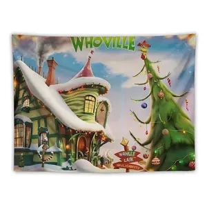 Whoville Themed Collectors Edition! Hang It Up - Everyday Feels Like A Storybook Christmas🎄 #WhovilleDecor  #ChristmasTapestry  #FestiveVibes