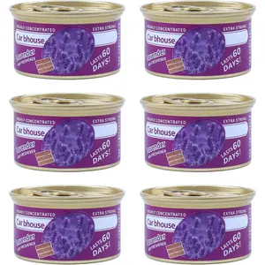 Home Furnishings7F Car Air Freshener, Set Of 6 Cans For Home And Car, Deodorizer Diffuser Air Freshener, Lavender