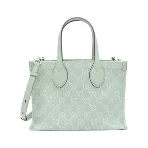 Pre-owned GUCCI Denim Shoulder Bags Ophidia GG Shoulder Bag