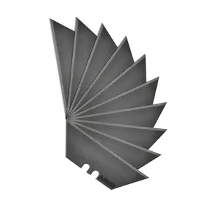 OKNIFE Ceramic Utility Knife Blades 10-Pack, White Blade, Black Blade, Compatible with Oknife U1, U1 Pro & U1 Ultra, Fits Most Utility Knives