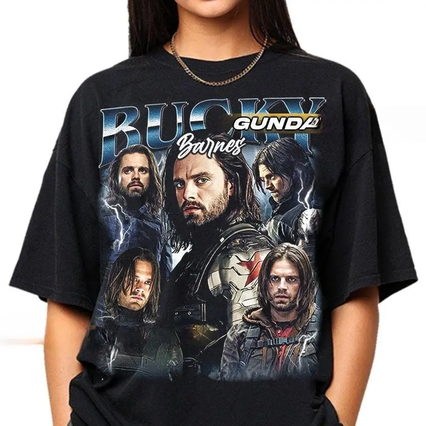 Bucky Barnes Vintage Shirt Retro Graphic Tee, Classic Unisex Design, Gift Style