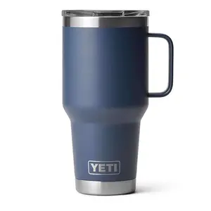 Stay hydrated in style with the YETI Rambler 30 oz Navy BPA-Free Travel Mug, now available at Ace Hardware!
